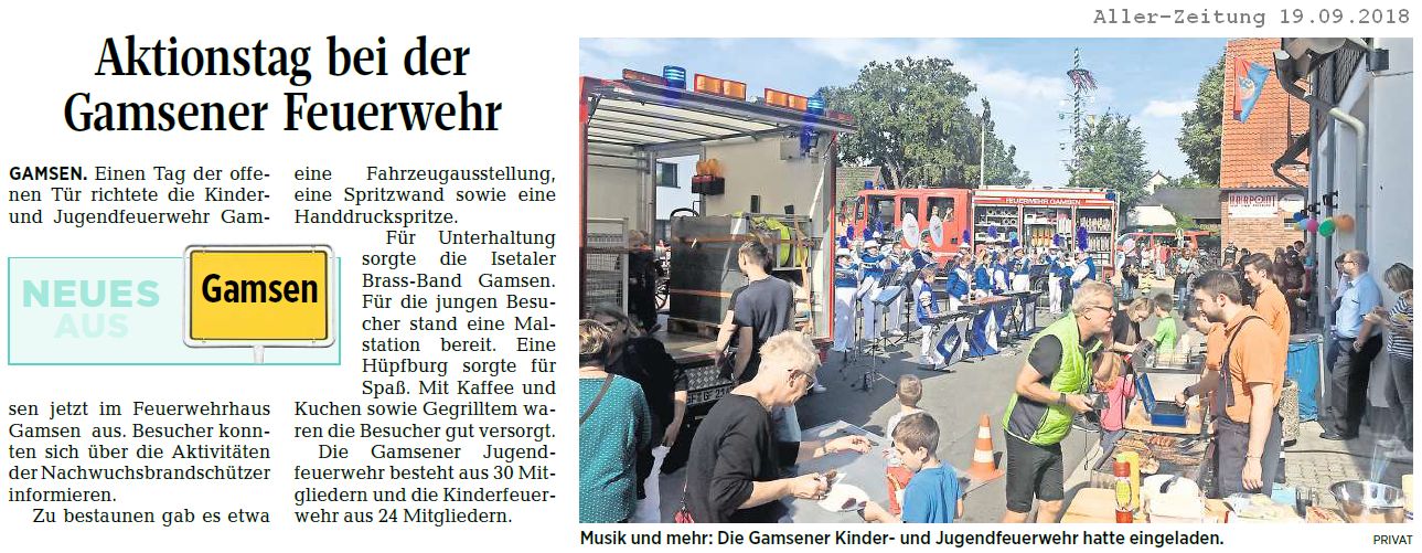 Read more about the article Tag der offenen Tür der Kinder- und Jugendfeuerwehr
