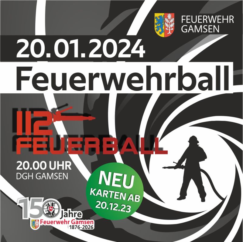 Read more about the article Vorverkauf für Feuerwehrball gestartet